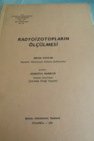 Radyoizotopların Ölçülmesi