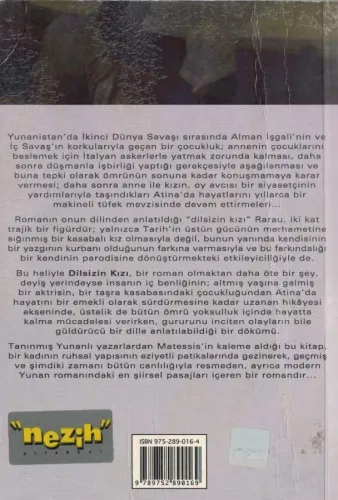 Dilsizin Kızı Pavlos Matessis Everest Yayınları %49 indirimli