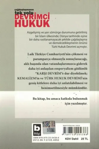 Çağdaşlaşmanın Tek Yolu Devrimci Hukuk Vural Savaş Bilgi Yayınevi %40 
