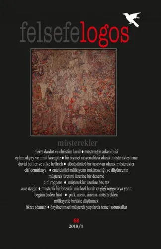 Felsefelogos Sayı: 68 Müşterekler