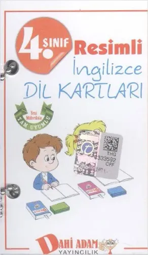 4. Sınıf Resimli İngilizce Dil Kartları