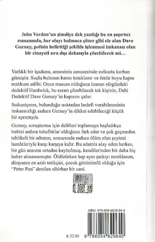 Peter Pan Ölmeli John Verdon Koridor Yayıncılık %40 indirimli