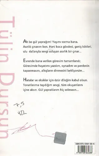 Gül Yaprağı Tülin Dursun Bilge Yayınları %52 indirimli
