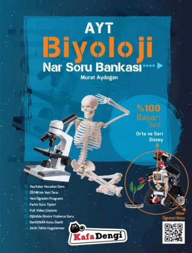 AYT Biyoloji Orta ve İleri Düzey Nar Soru Bankası Kafa Dengi Yayınları AYT Biyoloji Orta ve İleri Düzey Nar Soru Bankası Kafa Dengi Yayınları