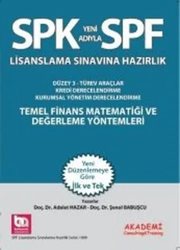 SPF 1011 Türev Araçlar, Piyasalar ve Risk Yönetimi