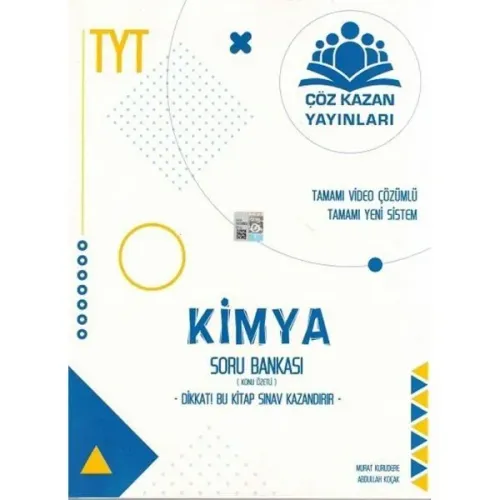 Çöz Kazan Yayınları TYT Kimya Konu Özetli Soru Bankası Çöz Kazan