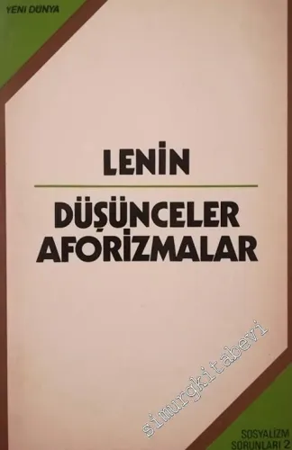 Düşünceler Aforizmalar -        1975