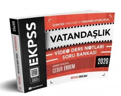 2020 E-KPSS Vatandaşlık Video Ders Notları Soru Bankası Benim Hocam Yayınları