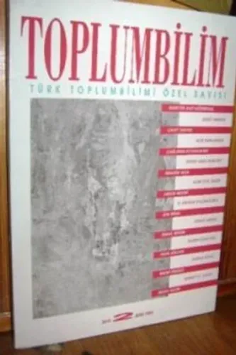 Toplumbilim 1993 / 2