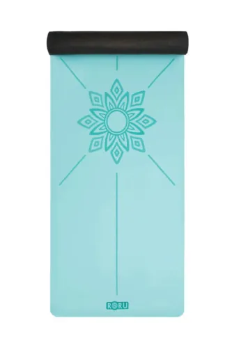 Sun Series Kaydırmaz 5mm Yoga Matı - Su Mavisi