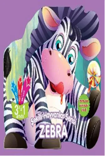 Zebra; Şekilli Hayvanlar Serisi