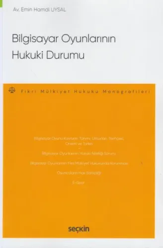Bilgisayar Oyunlarının Hukuki Durumu