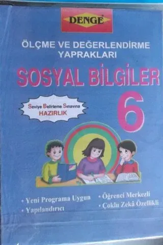 6. Sınıf Sosyal Bilgiler Ölçme ve Değerlendirme Yaprakları