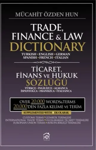Trade Finance And Law Dictionary
