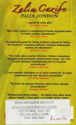 Zalim Cazibe Julia London Martı Yayınevi %72 indirimli