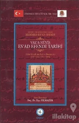 Vak'a - Nüvis Es'ad Efendi Tarihi (Ciltli)