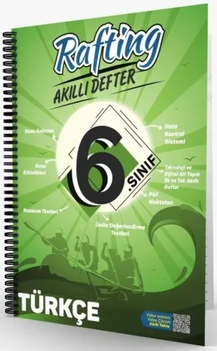 Rafting 6. Sınıf Türkçe Akıllı Defter