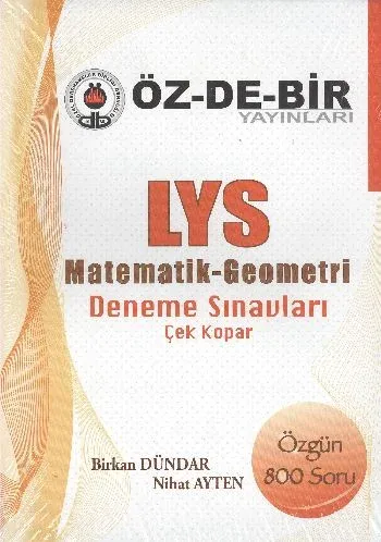 Özdebir LYS-1 Matematik-Geometri Çek Kopar Deneme Sınavları