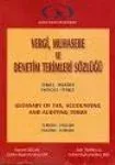 Vergi, Muhasebe ve Denetim Terimleri Sözlüğü, Türkçe-İngilizce, İngilizce-Türkçe