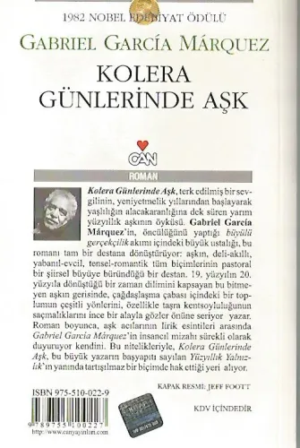 Kolera Günlerinde Aşk Gabriel Garcia Marouez Can Yayınları %66 indirim