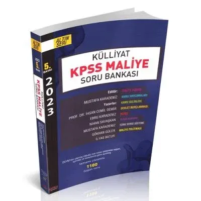 Külliyat KPSS Maliye Soru Bankası