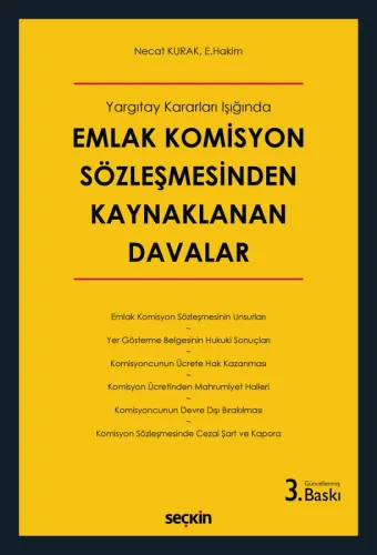 Emlak Komisyon Sözleşmesinden Kaynaklanan Davalar