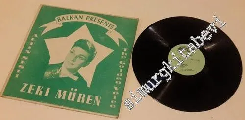 33 LP PLAK VINYL: Zeki Müren - Altın Sesli = The Golden Voice ( Taş Plak Kayıtları) -        1964