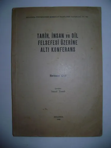 Tarih, İnsan ve Dil Felsefesi Üzerine Altı Konferans