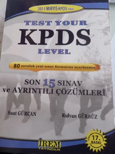 Test Your KPDS Level Son 15 Sınav ve Ayrıntılı Çözümleri