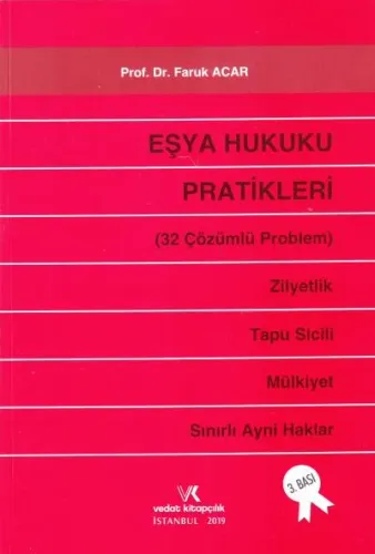 Eşya Hukuku Pratikleri