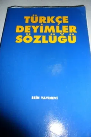 Türkçe Deyimler Sözlüğü