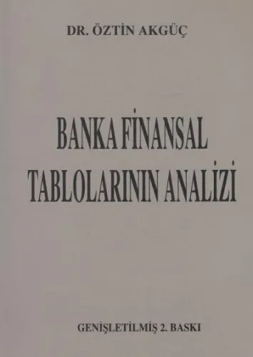Banka Finansal Tabloların Analizi