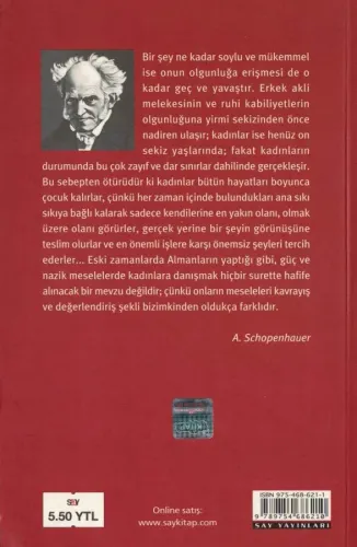 Aşka ve Kadınlara Dair Arthur Schopenhauer Say Yayınları %33 indirimli