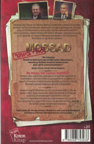 Mossad Michael Bar-Zohar Koton Kitap %52 indirimli