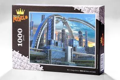 Bilim Kurgu Serisi - Fütüristik Şehir 1000 Parça Puzzle