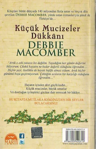 Küçük Mucizeler Dükkanı Debbie Macomber Martı Yayınevi %60 indirimli
