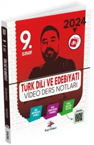 Dizgi Kitap Yayınları 2024 9. Sınıf Türk Dili ve Edebiyatı Video Ders Notları