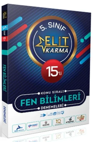 Paraf Yayınları 5. Sınıf Fen Bilimleri 15 li Konu Sıralı Denemeleri