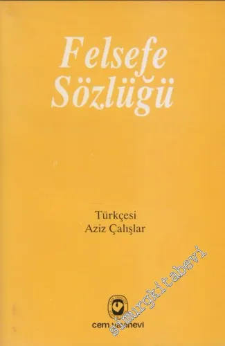 Felsefe Sözlüğü -        1991