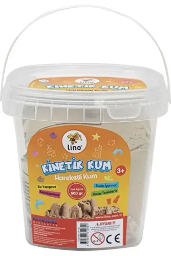 LİNO KİNETİK KUM 500 GR NATURAL KOVA
