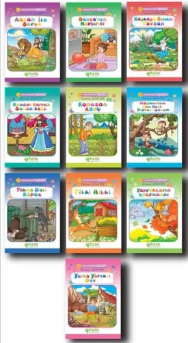 Kumbaramdaki Öyküler Mini Masallar 10 Kitap Takım