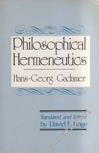 Philosophical Hermeneutics -