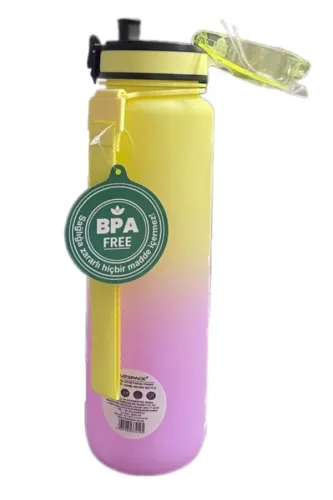 VAGON LİFE UZSPACE TWO TRITAN SULUK 1000 ml Yeşil Pembe