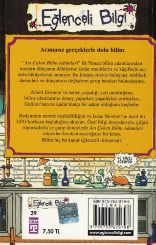 Acı Çeken Bilim Adamları Nick Arnold Timaş Yayınları %46 indirimli