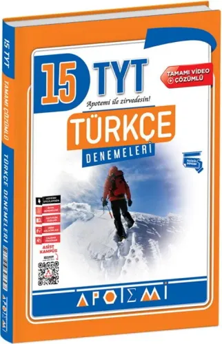 Apotemi Yayınları TYT Türkçe 15 Deneme