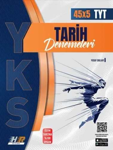 Hız ve Renk Yayınları TYT Tarih 45 x 5 Denemeleri