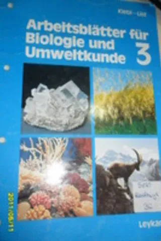 Arbeitsblatter Für Biologie Und Umweltkunde 3