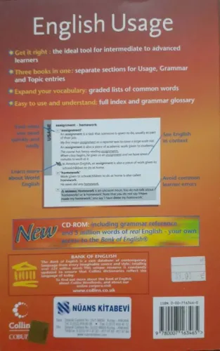 Collins Cobuild English Usage Kollektif (İngilizce) Harper Collins Pub