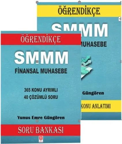SMMM Finansal Muhasebe Soru Bankası ve Tekrar Sorulu Konu Anlatımı (2 Kitap Birarada)