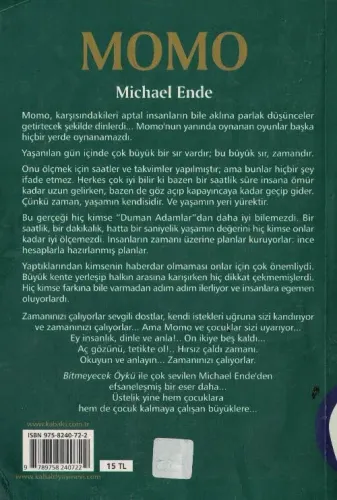 Momo Michael Ende Kabalcı Yayınları